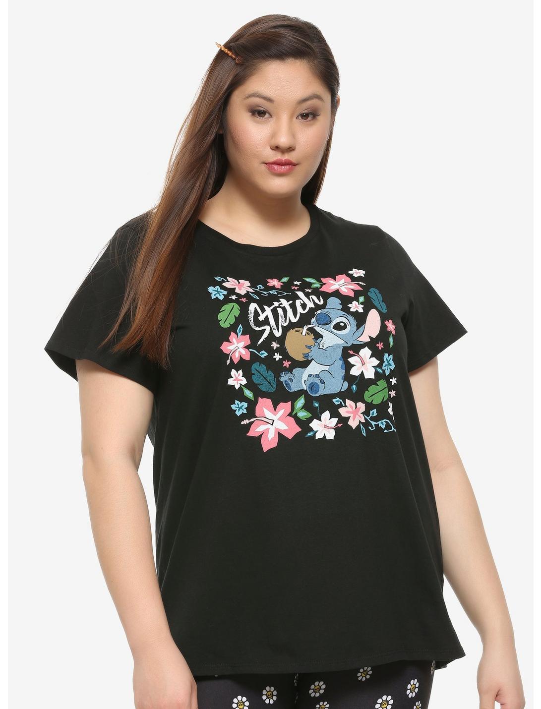 Disney Lilo & Stitch Coconut Drink Girls T-Shirt Plus Size, MULTI, hi-res