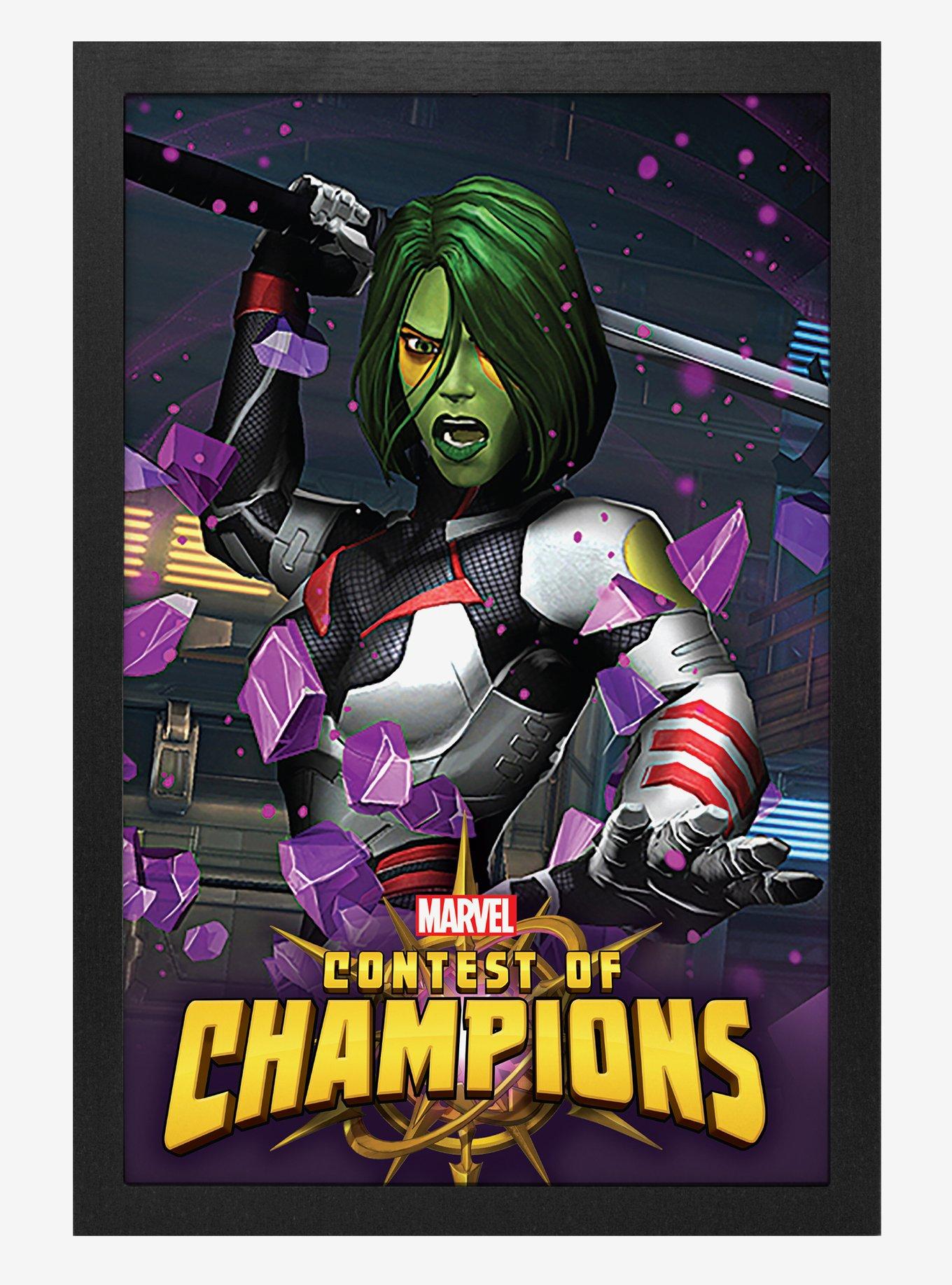 Marvel Contest Of Champions Gamora Framed Poster, , hi-res