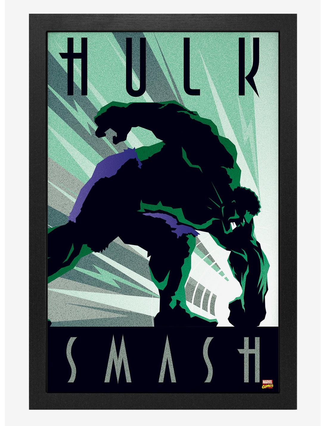 Marvel Hulk Art Deco Poster, , hi-res