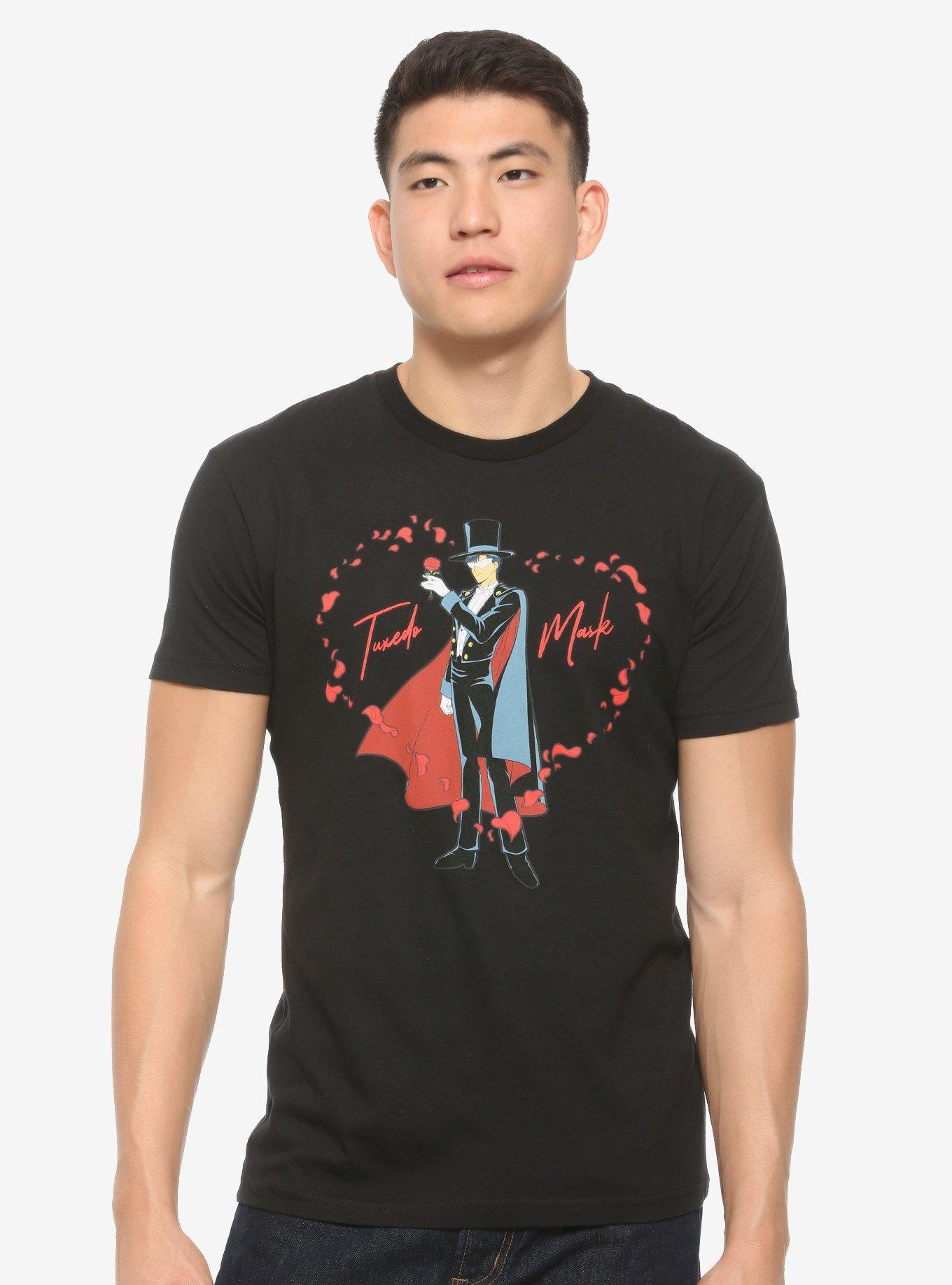 Sailor Moon Tuxedo Mask Heart T-Shirt - BoxLunch Exclusive | BoxLunch