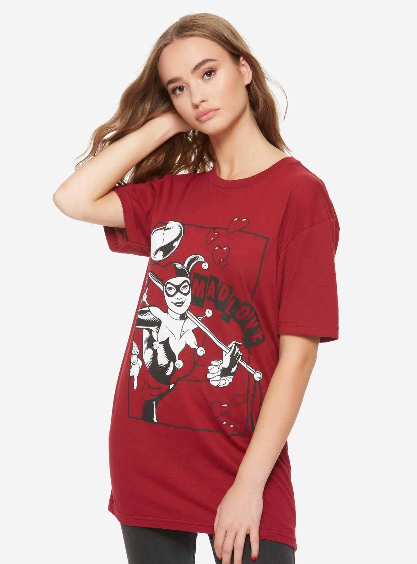 DC Comics Harley Quinn Mad Love Couples T-Shirt - BoxLunch Exclusive ...