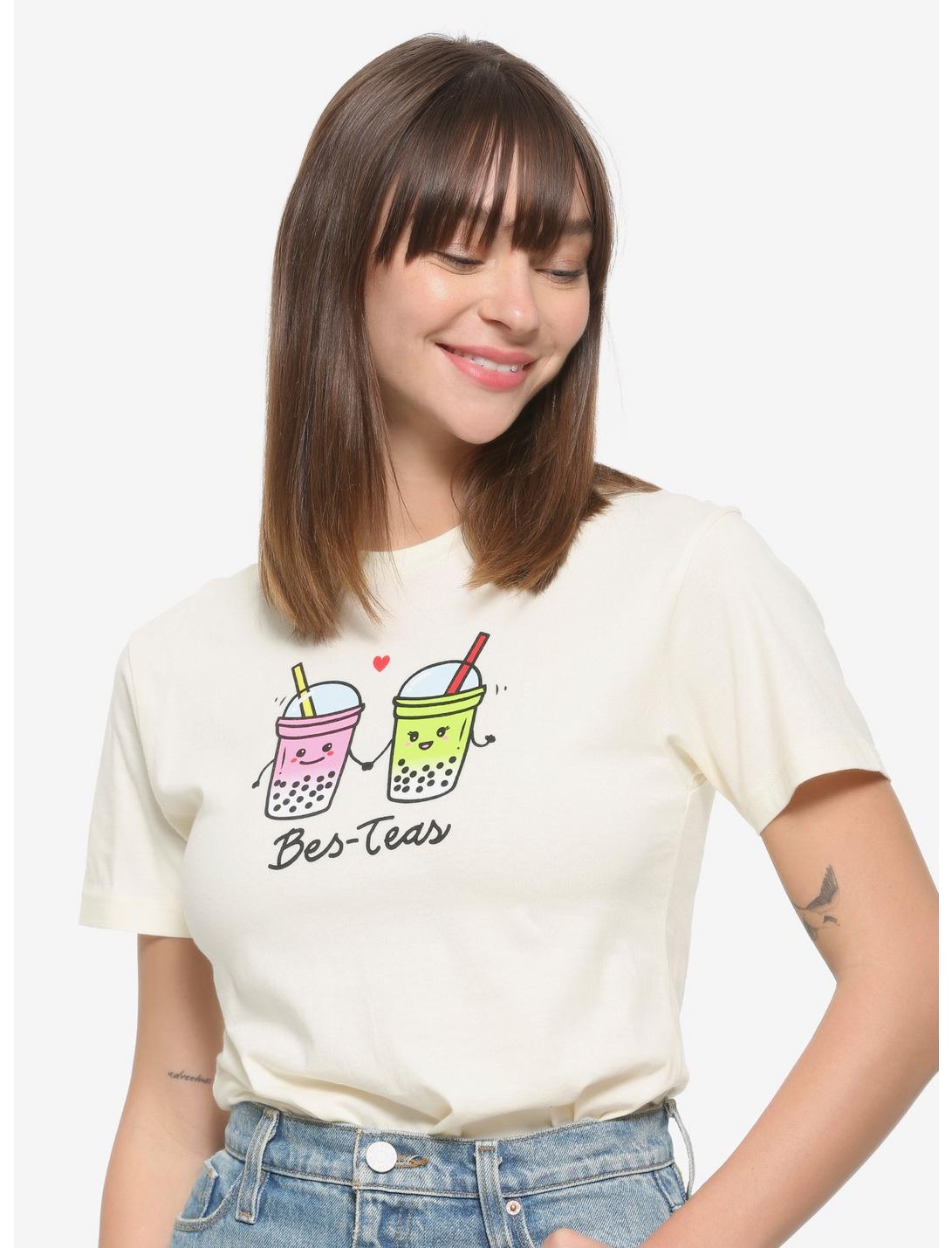 Boba Bes-Teas Women's T-Shirt - BoxLunch Exclusive, GREEN, hi-res