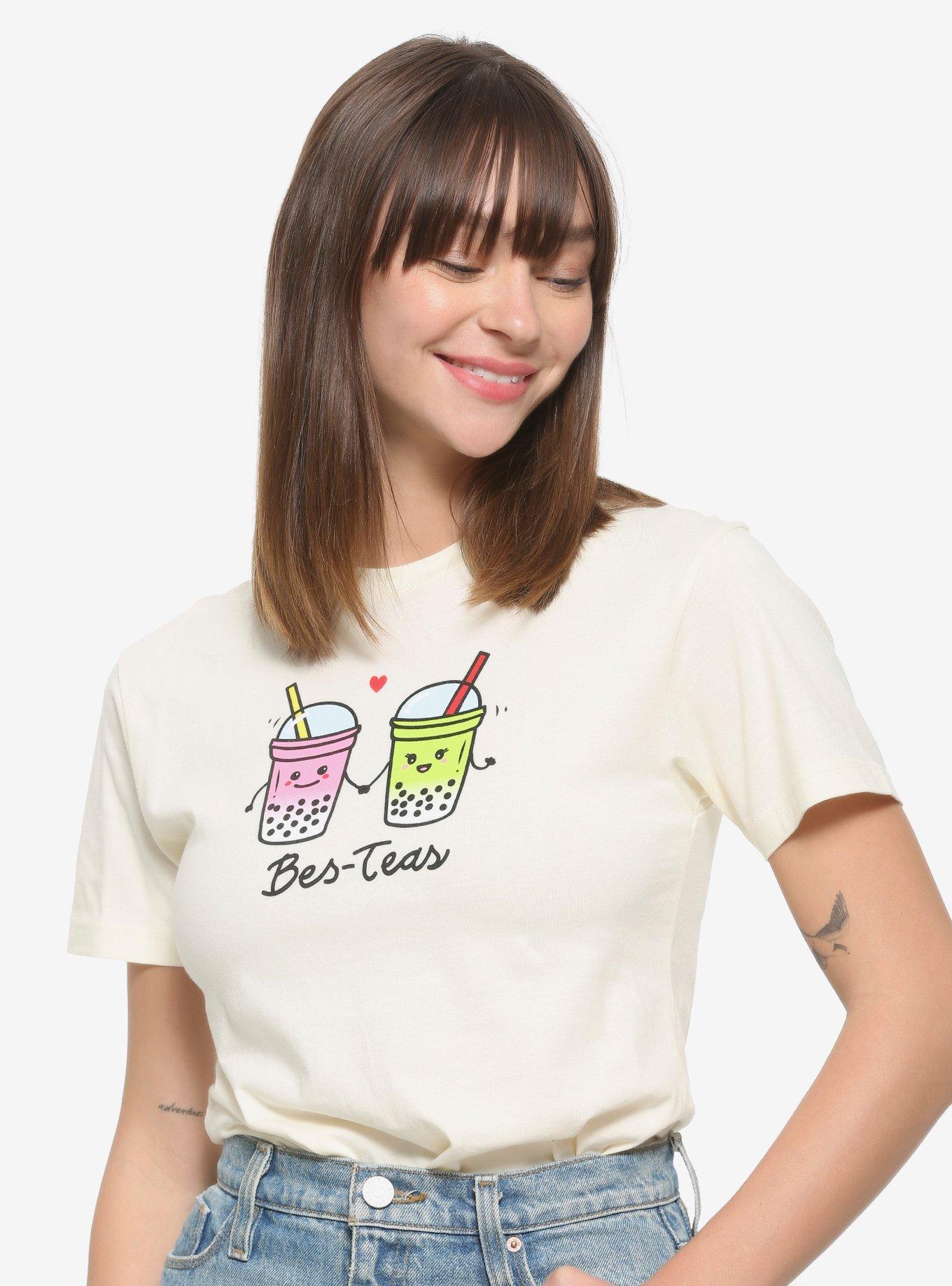 Boba Bes-Teas Women's T-Shirt - BoxLunch Exclusive, GREEN, hi-res