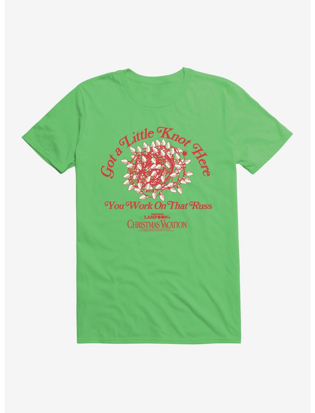 National Lampoon's Christmas Vacation Got A Knot Here T-Shirt, KELLY GREEN, hi-res