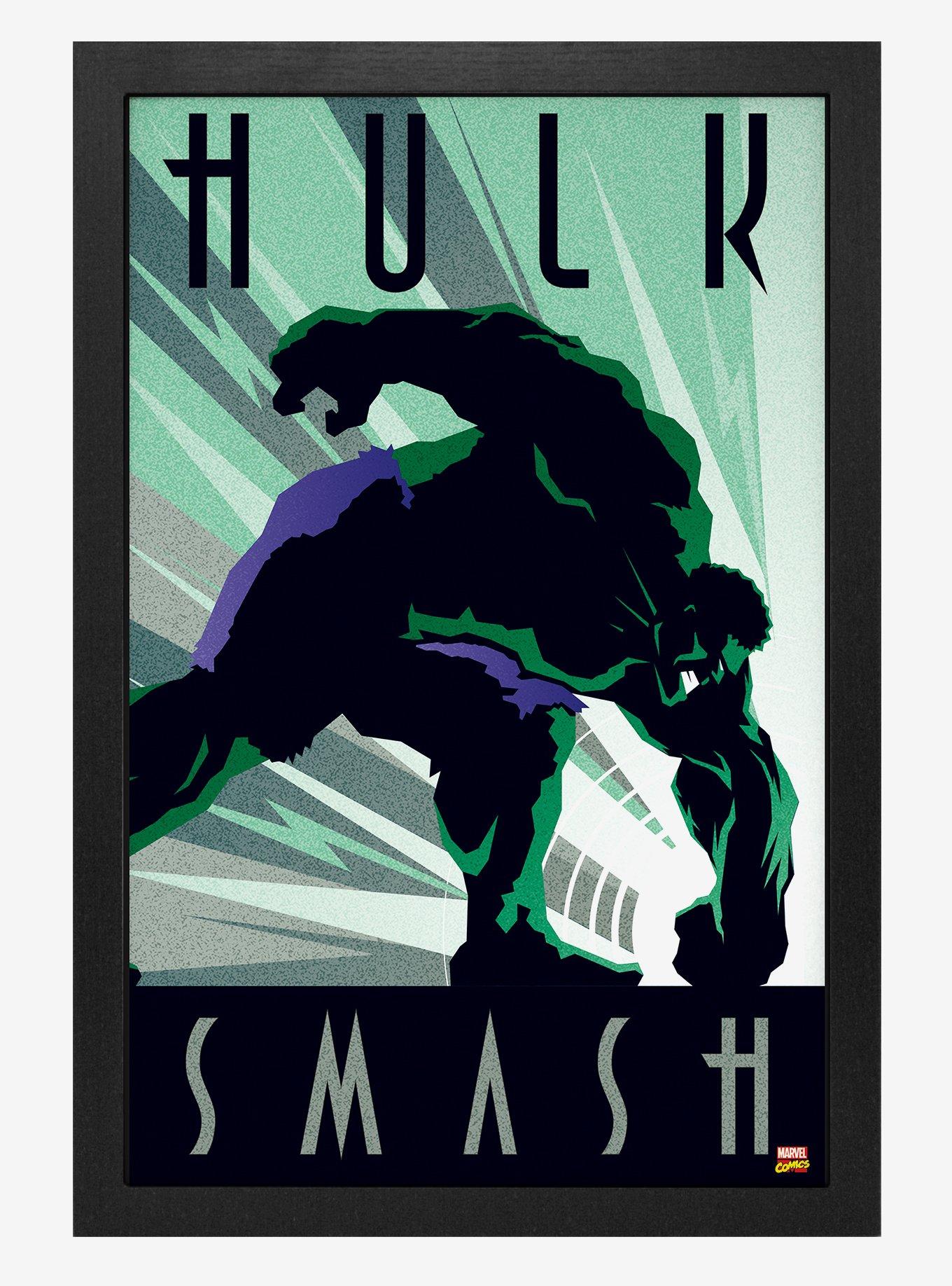Marvel Hulk Art Deco Poster, , hi-res
