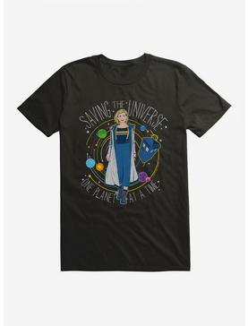 Doctor Who The Thirteenth Doctor Saving The Universe One Planet At A Time Navy Blue T-Shirt, , hi-res