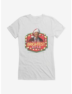 National Lampoon's Christmas Vacation Not The Brightest Bulb Girls T-Shirt, WHITE, hi-res