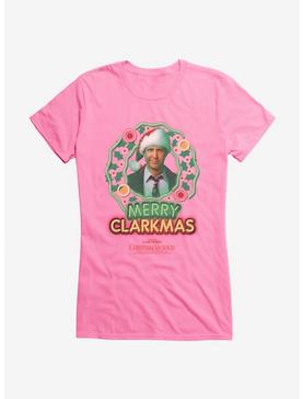National Lampoon's Christmas Vacation Merry Clarkmas Neon Lights Girls T-Shirt, , hi-res