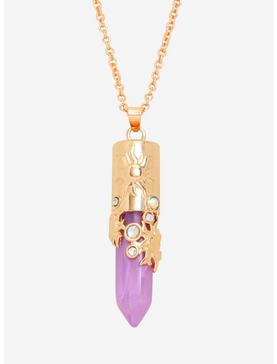Disney Tangled Rapunzel Faux Crystal Necklace, , hi-res