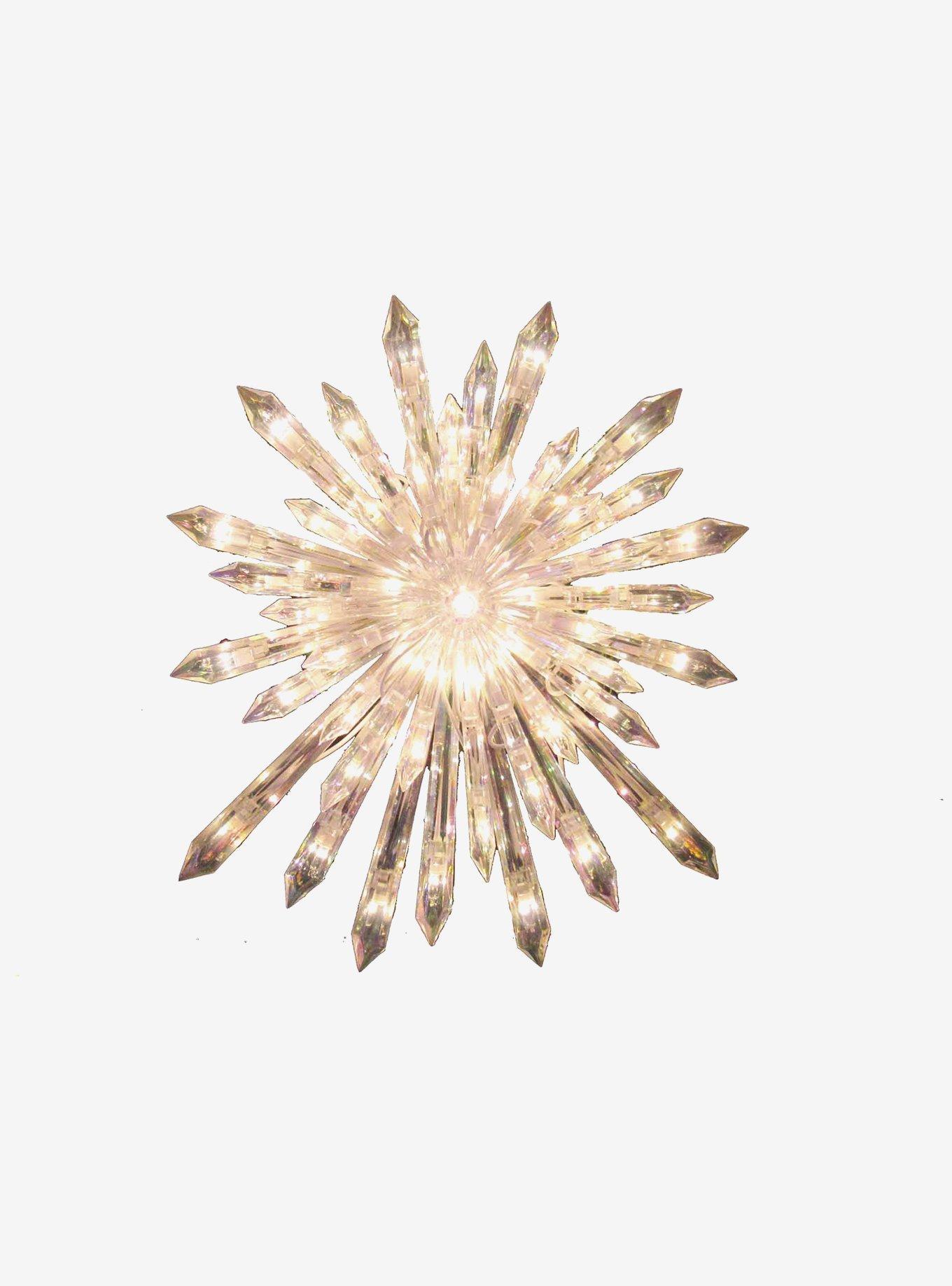 Crystal Snowflake Treetop, , hi-res