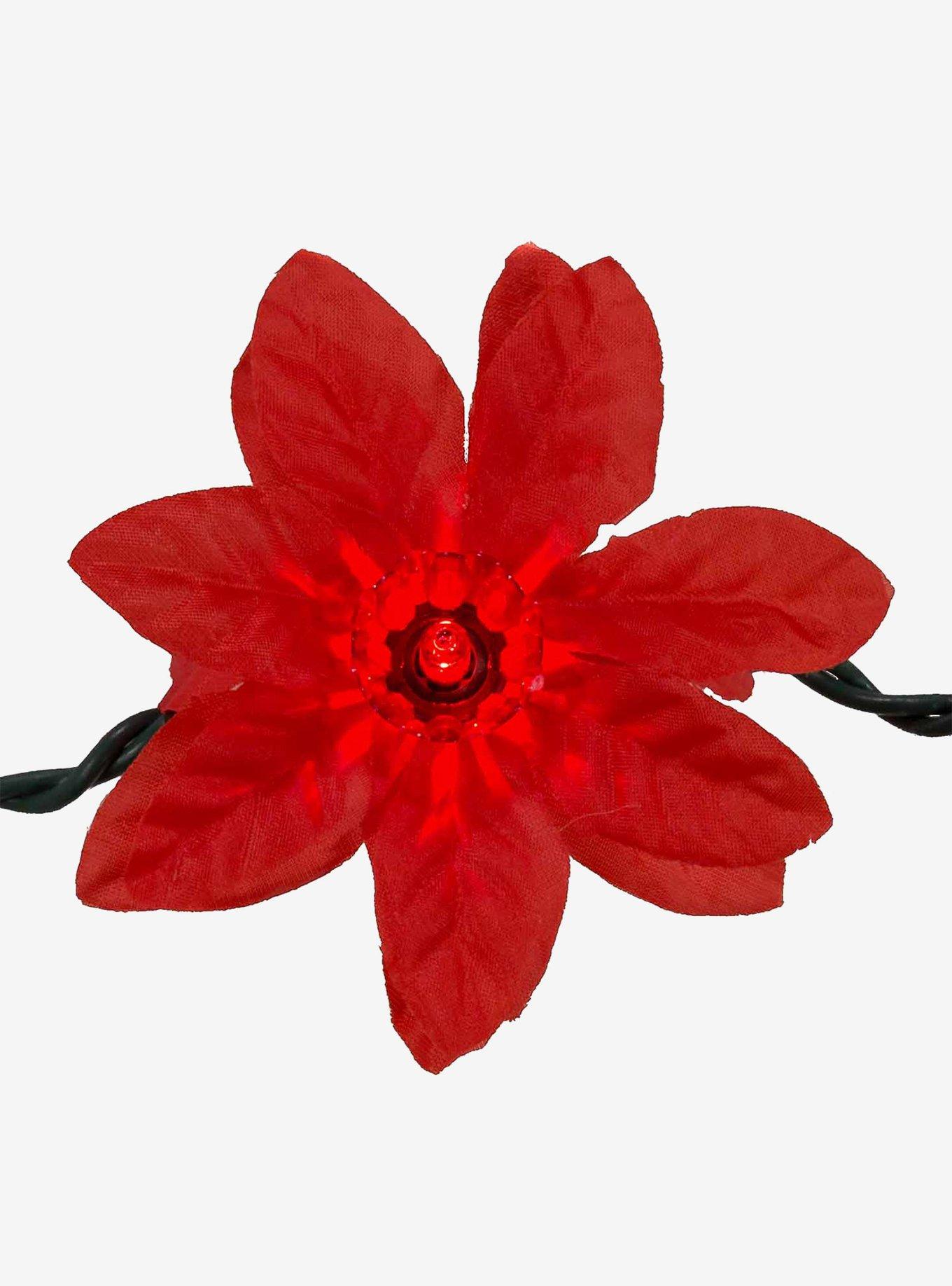 Red Poinsettia Light Set, , hi-res