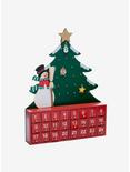 Wooden Snowman With Tree Advent Calendar, , hi-res