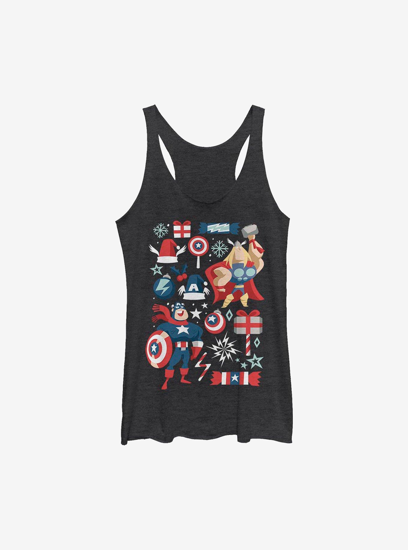 Marvel Avengers Holiday Mashup Holiday Girls Tank