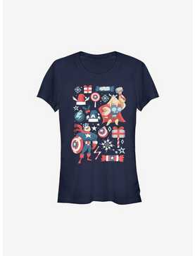 Marvel Avengers Holiday Mashup Holiday Girls T-Shirt, , hi-res
