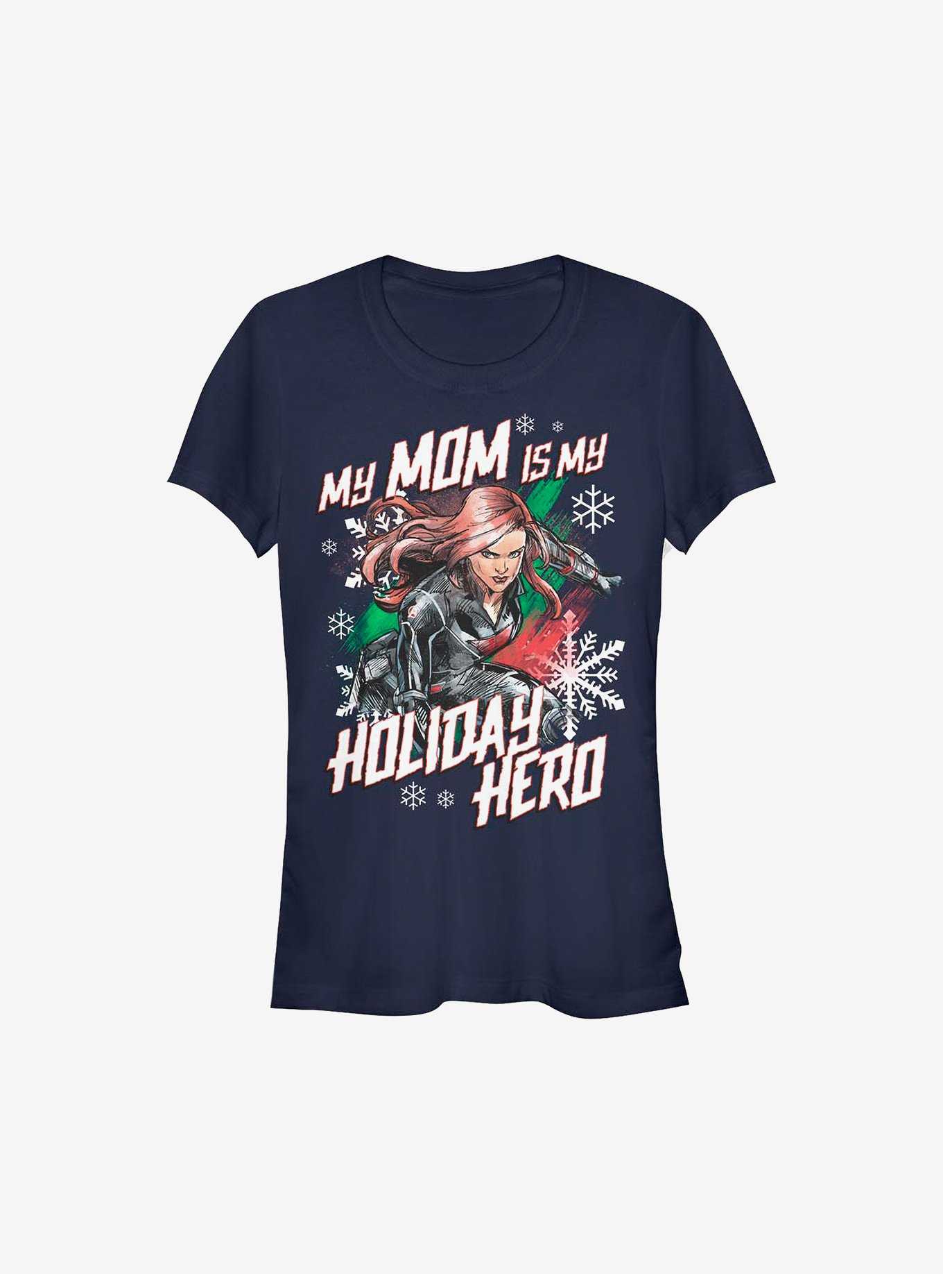Marvel Black Widow Holiday Mom Girls T-Shirt, , hi-res