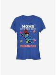 Marvel Black Widow Mom's Presents Holiday Girls T-Shirt, ROYAL, hi-res