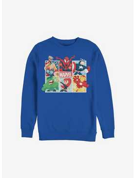 Marvel Avengers Hero Squares Holiday Sweatshirt, , hi-res