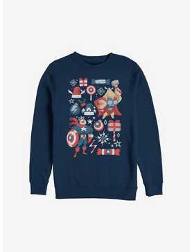 Marvel Avengers Holiday Mashup Sweatshirt, , hi-res