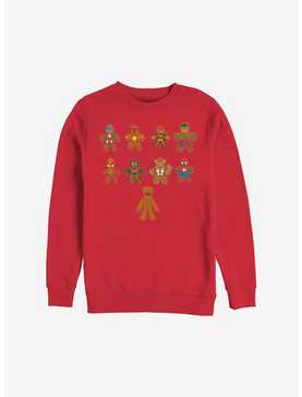 Marvel Avengers Lined Up Cookies Holiday Sweatshirt, , hi-res