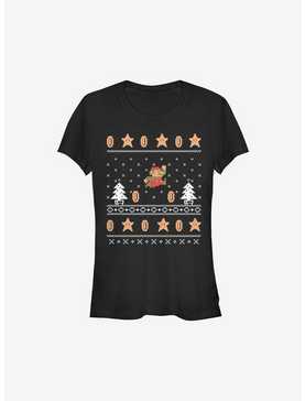 Super Mario Christmas Mario Girls T-Shirt, , hi-res