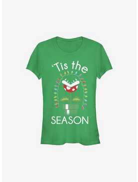Super Mario 'Tis The Season Christmas Piranha Girls T-Shirt, , hi-res