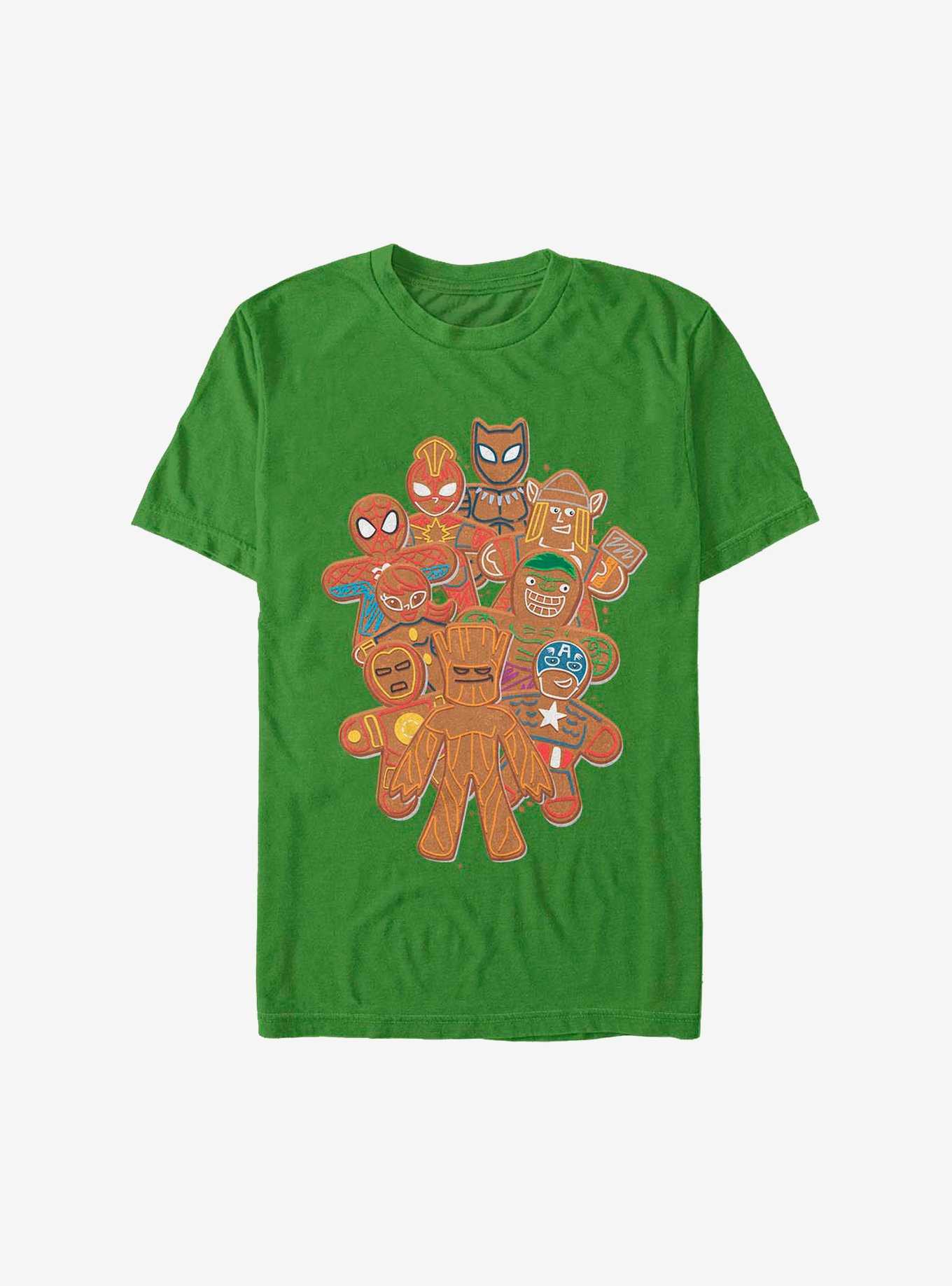 Marvel Avengers Cookie Group Holiday T-Shirt, , hi-res