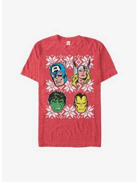 Marvel Avengers Super Heads Holiday T-Shirt, , hi-res