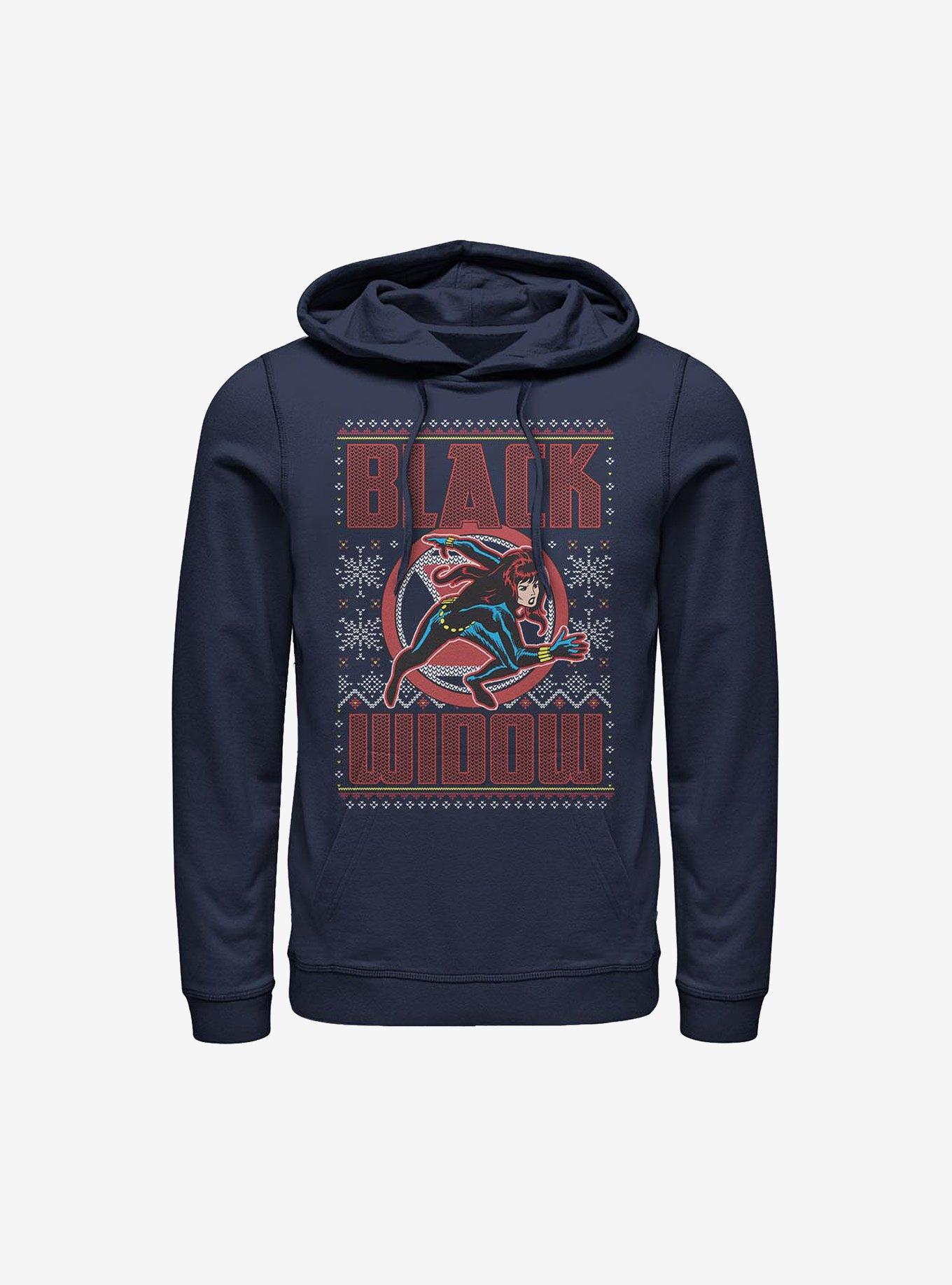 Marvel Black Widow Christmas Hoodie