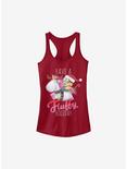 Minions Have A Fluffy Holiday Girls Tank, SCARLET, hi-res