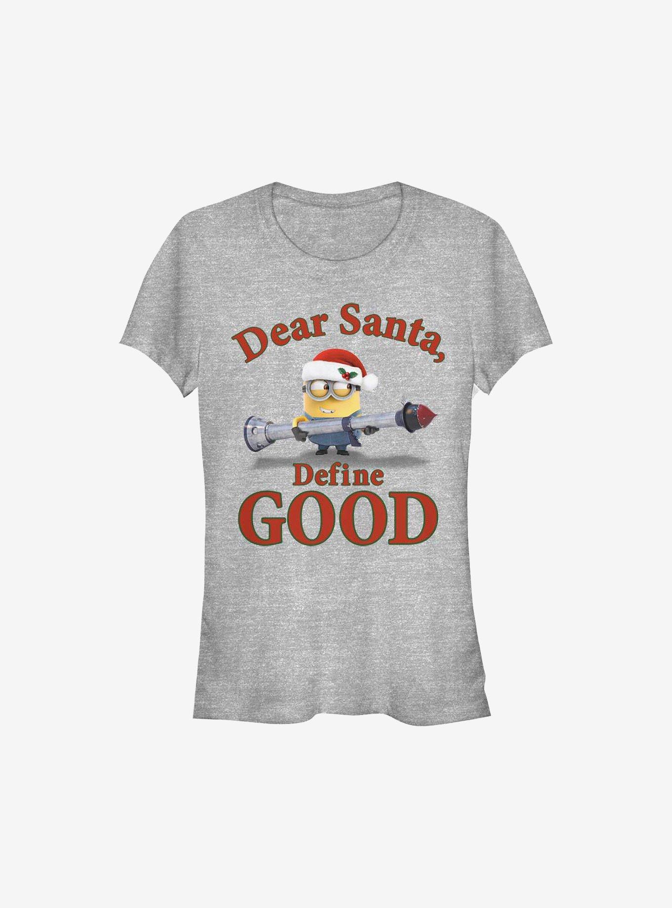Minion Define Good Holiday Girls T-Shirt, , hi-res
