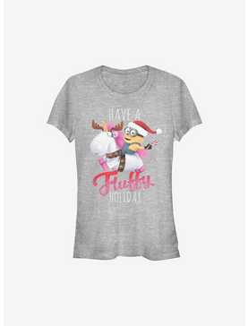 Minion Fluffy Holiday Girls T-Shirt, , hi-res