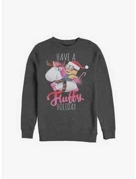 Minion Fluffy Holiday Sweatshirt, , hi-res
