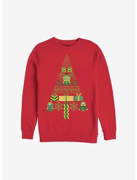 Minion Minions Tree Holiday Sweatshirt, , hi-res