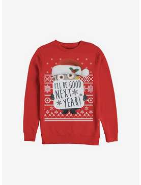 Minion I'll Be Good Next Year Holiday Sweatshirt, , hi-res