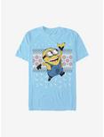 Minion Banana Christmas T-Shirt, LT BLUE, hi-res