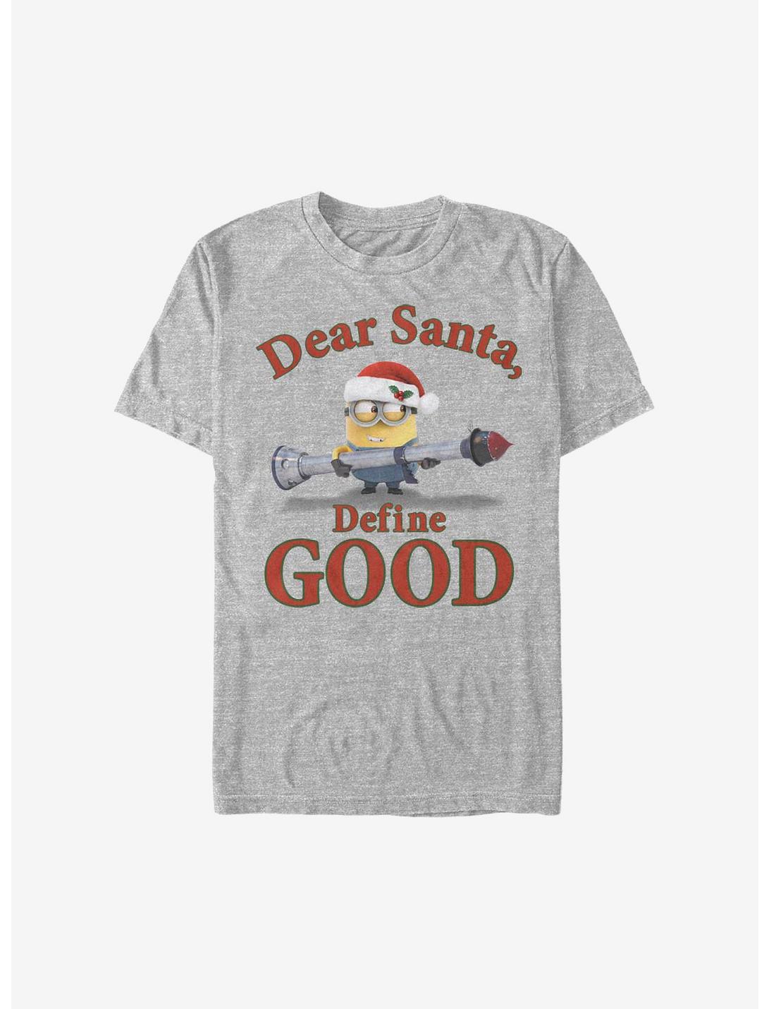 Minion Define Good Holiday T-Shirt, ATH HTR, hi-res