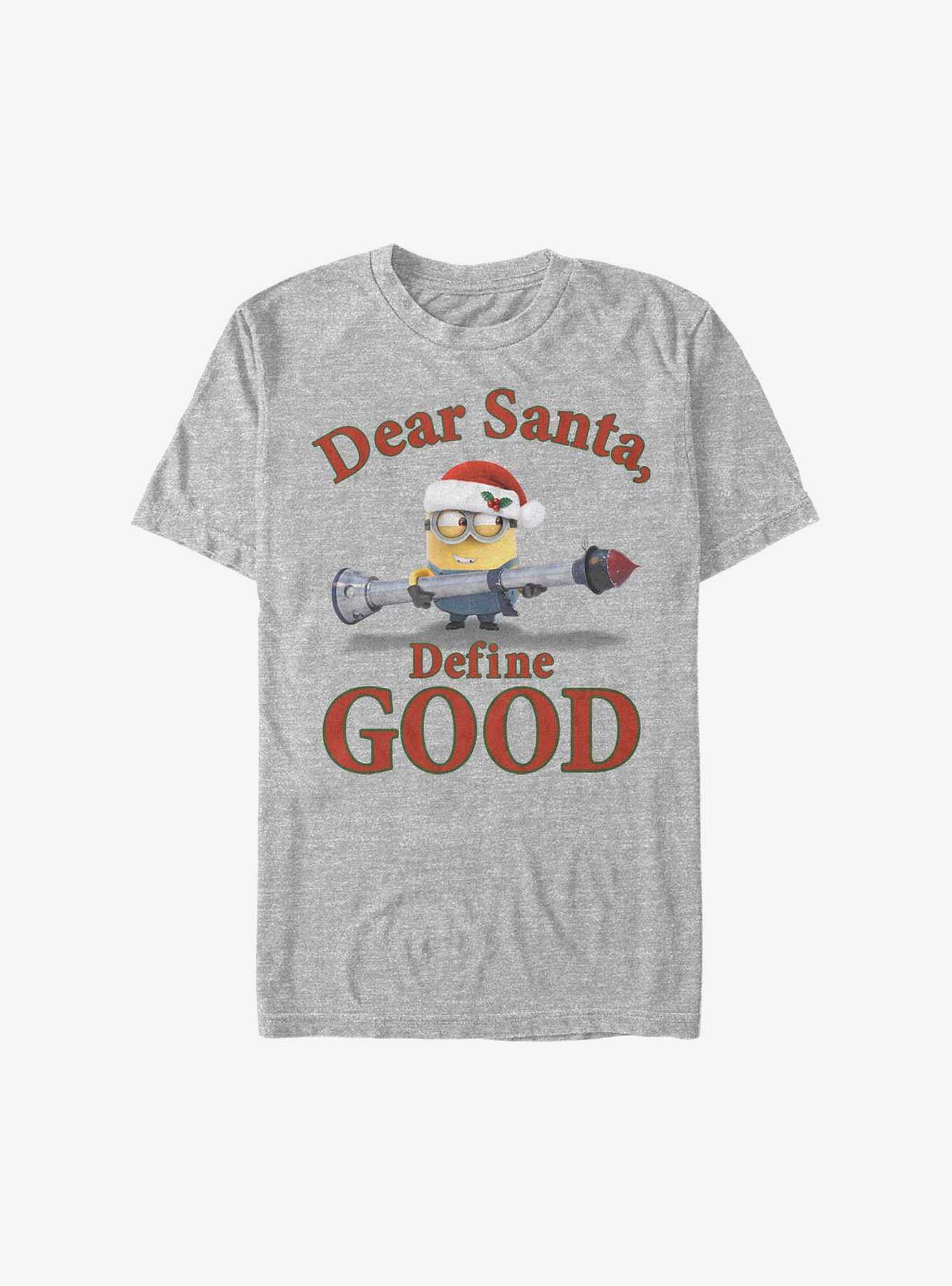 Minion Define Good Holiday T-Shirt, , hi-res