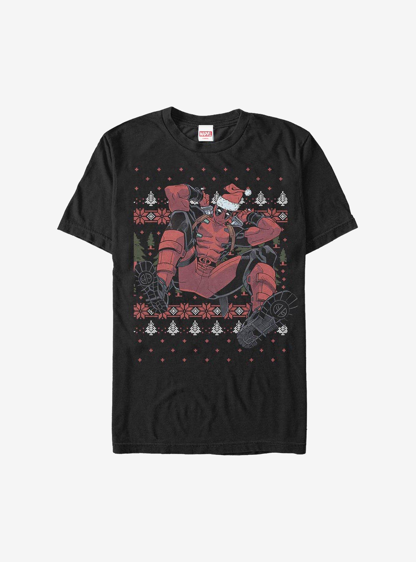 Marvel Deadpool Christmas Killer T-Shirt, BLACK, hi-res
