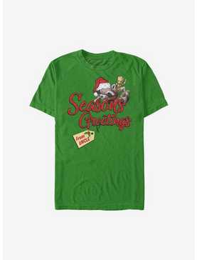Marvel Guardians Of The Galaxy Seasons Greetings From Uncle Holiday T-Shirt, , hi-res