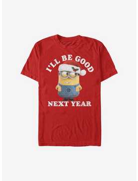 Minion I'll Be Good Holiday T-Shirt, , hi-res