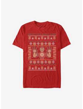 Marvel Iron Man Christmas Pattern T-Shirt, , hi-res