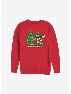 MTV Christmas Tree Logo Sweatshirt, , hi-res