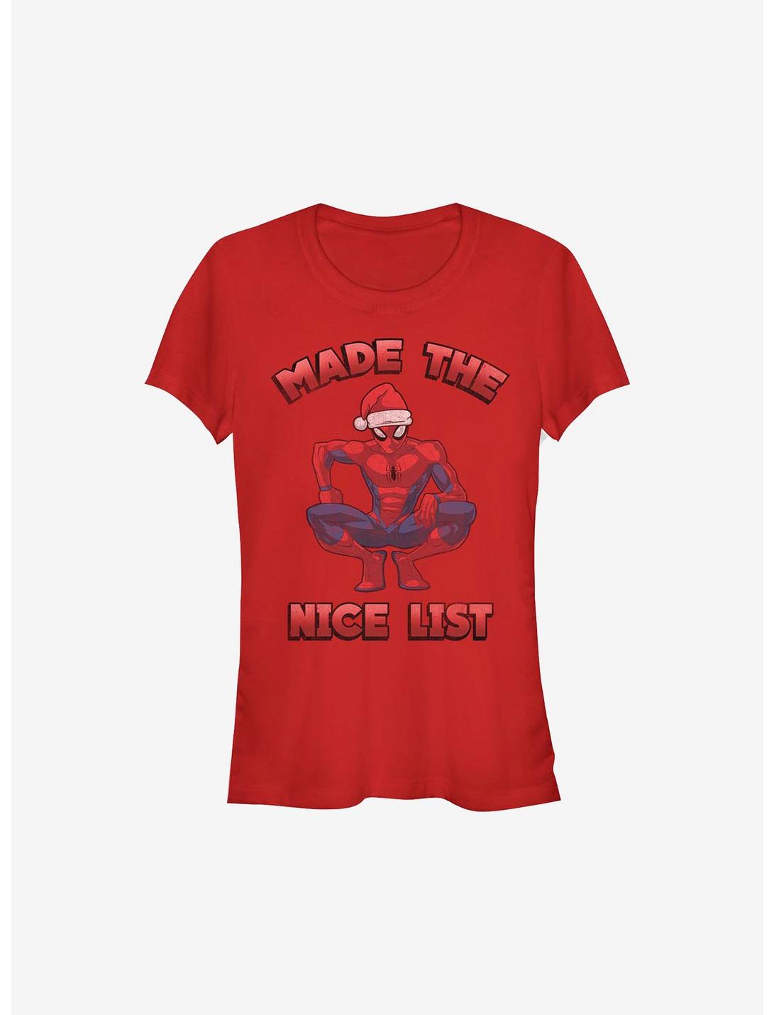 Marvel Spider-Man Made It Holiday Girls T-Shirt, RED, hi-res