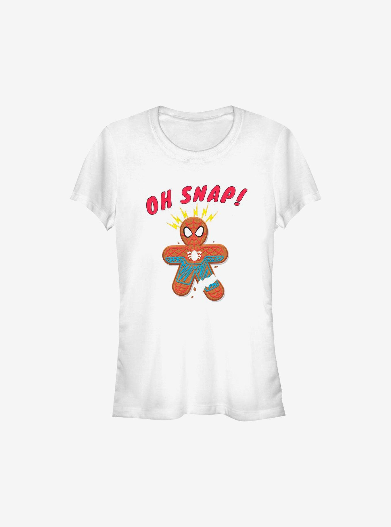 Marvel Spider-Man Spider Cookie Holiday Girls T-Shirt
