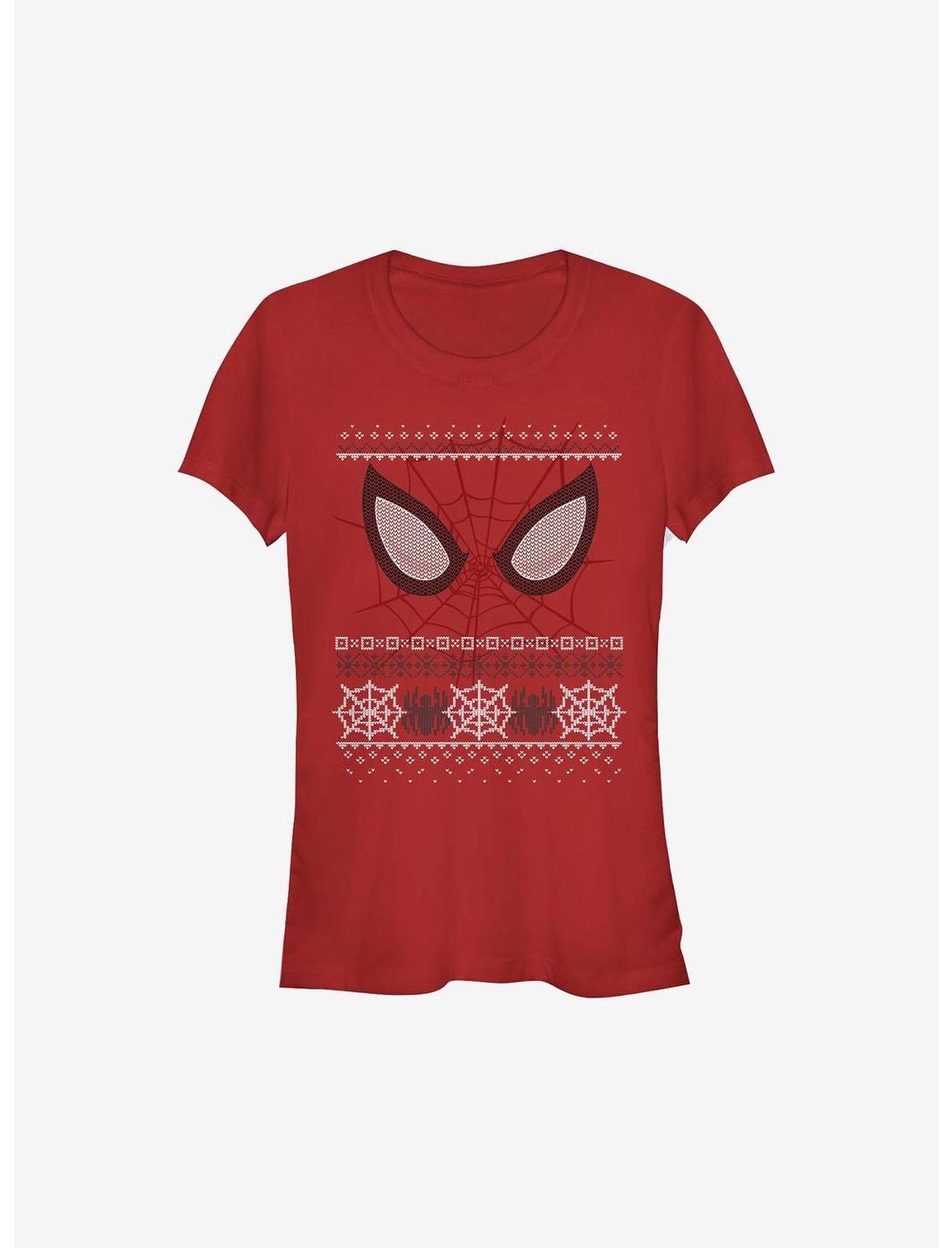Marvel Spider-Man Eyes Christmas Sweater Girls T-Shirt, , hi-res