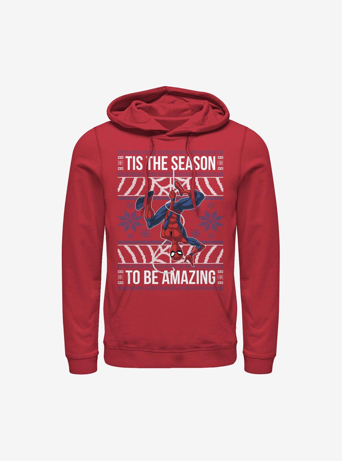 Marvel Spider-Man Amazing Spider-Man Ugly Christmas Sweater Hoodie, , hi-res