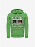 Super Mario Keep It Classic Controller Christmas Hoodie, KELLY, hi-res