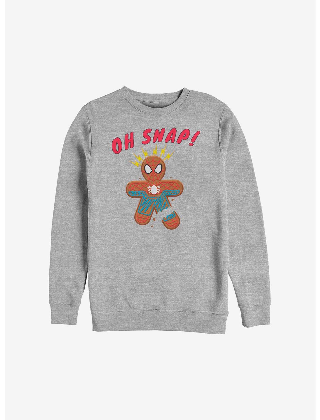 Marvel Spider-Man Spider Cookie Holiday Sweatshirt, ATH HTR, hi-res