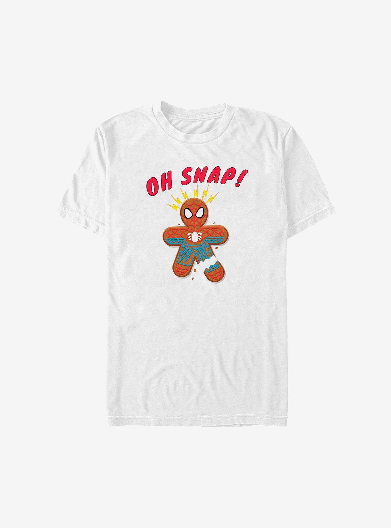Marvel Spider-Man Spider Cookie Holiday T-Shirt, WHITE, hi-res