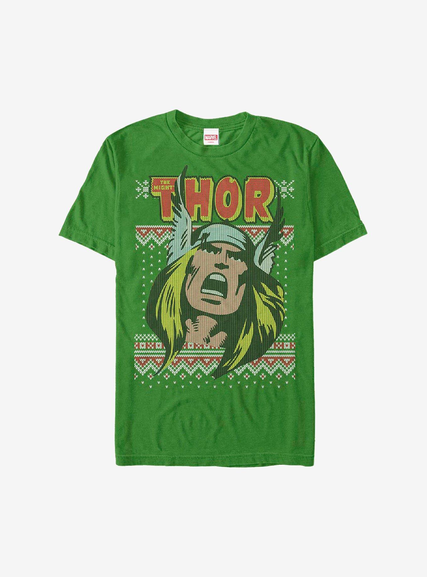 Marvel Thor Presents Holiday T-Shirt, KELLY, hi-res